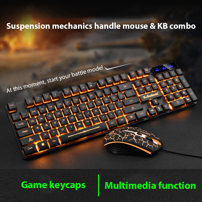 Gaming Keyboard And Mouse Wireless - Set tastiera e mouse KM320 Tastiera