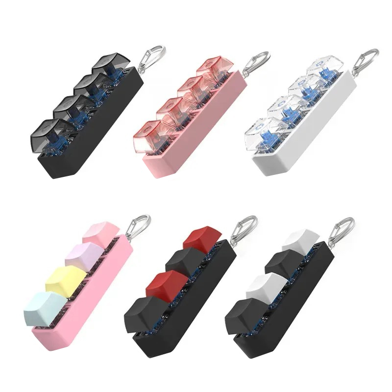 Gaming Keyboard Mechanical - 4 tasti pulsante dito giocattoli antistress