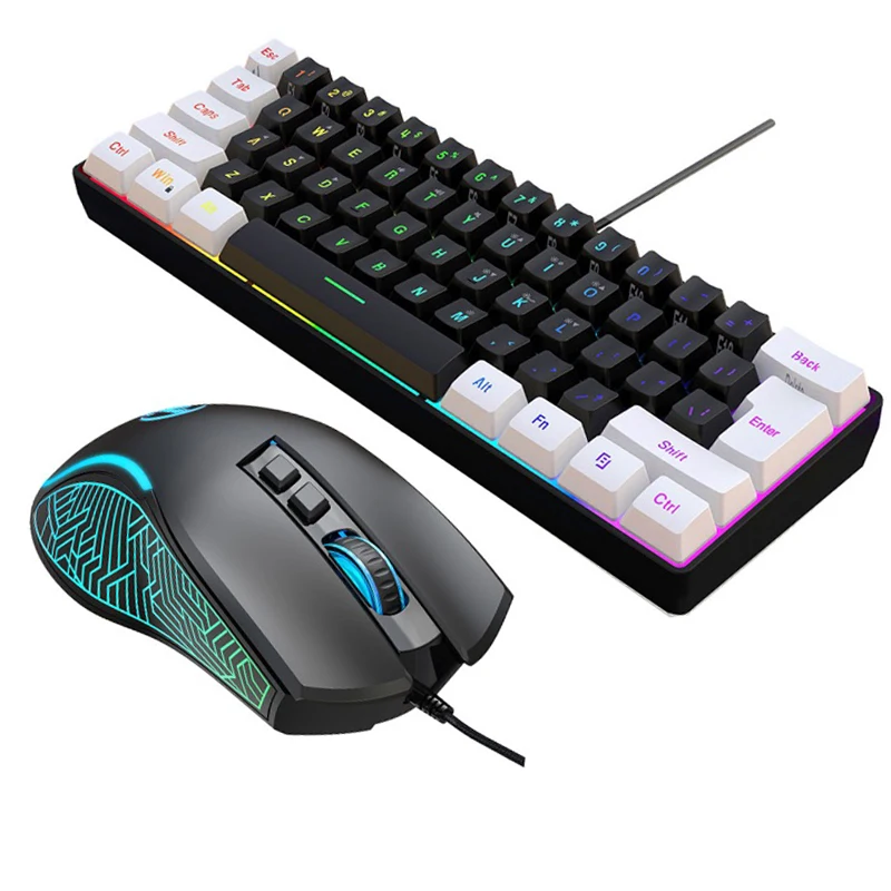 Gaming Keyboard And Mouse Combo - Kit Combo Tastiera e Mouse 60%