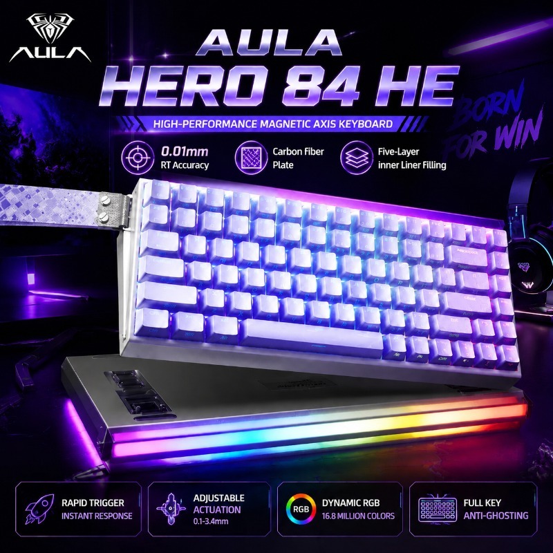 Gaming Keyboard Ergo - Tastiera Meccanica da Gaming AULA HERO84