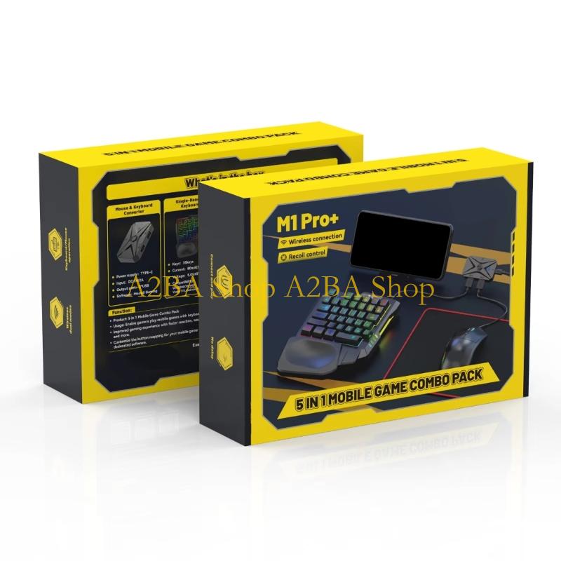 Gaming Keyboard And Mouse Converter For Mobile - Convertitore mouse tastiera mobile wireless A2BA