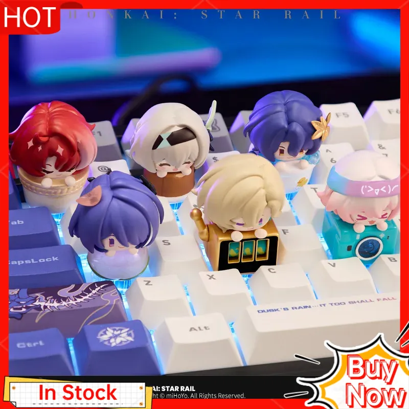 Gaming Keyboard Ergo - Mihoyo Honkai Star Rail Anime Figura