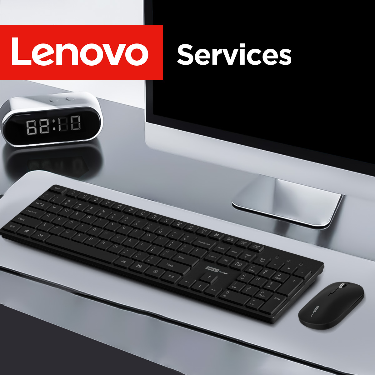Gaming Keyboard And Mouse Wireless - Combo Tastiera e Mouse Wireless Lenovo