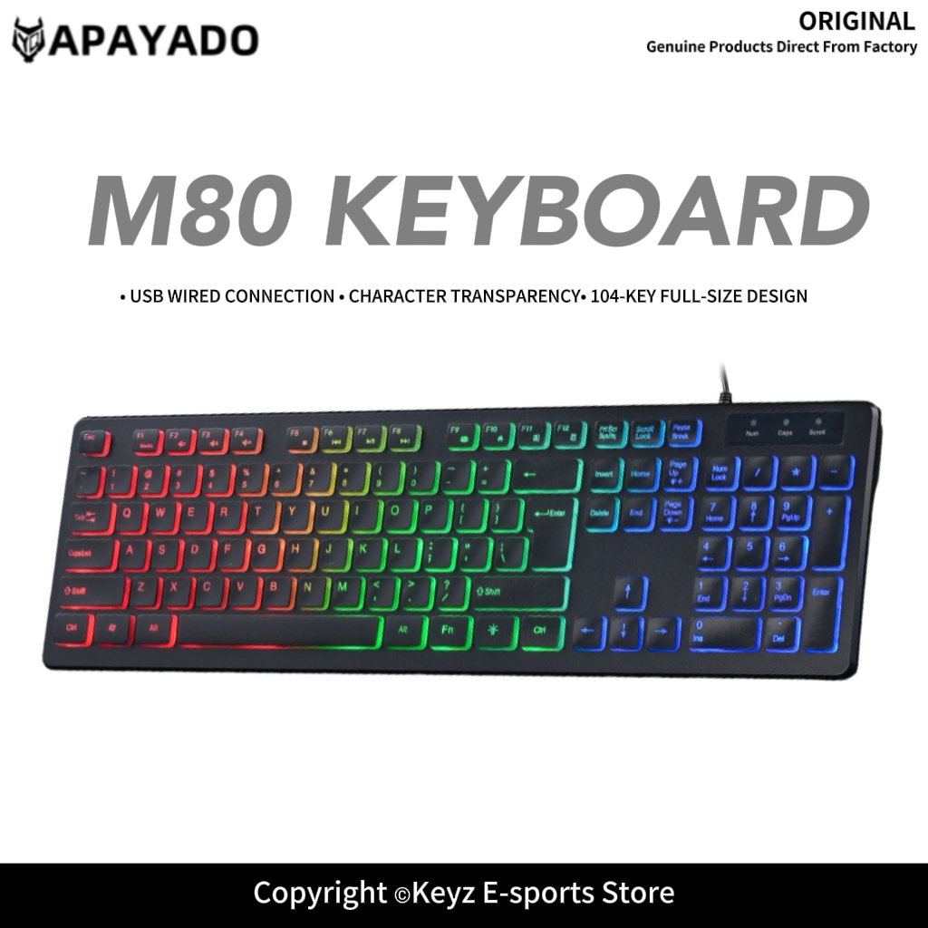 Keyboard Gaming Mac - Tastiera da Gaming Cablata Ultra Sottile