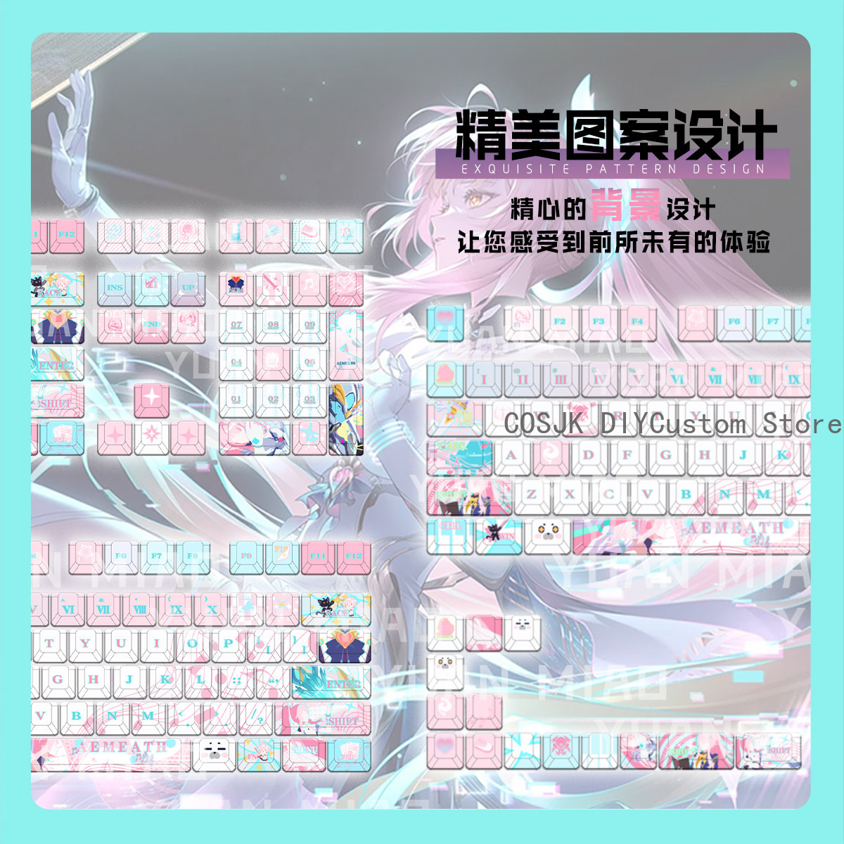 Set di 122 Tasti Anime Wutheri - Gaming Keyboard Mechanical recensione e prezzo