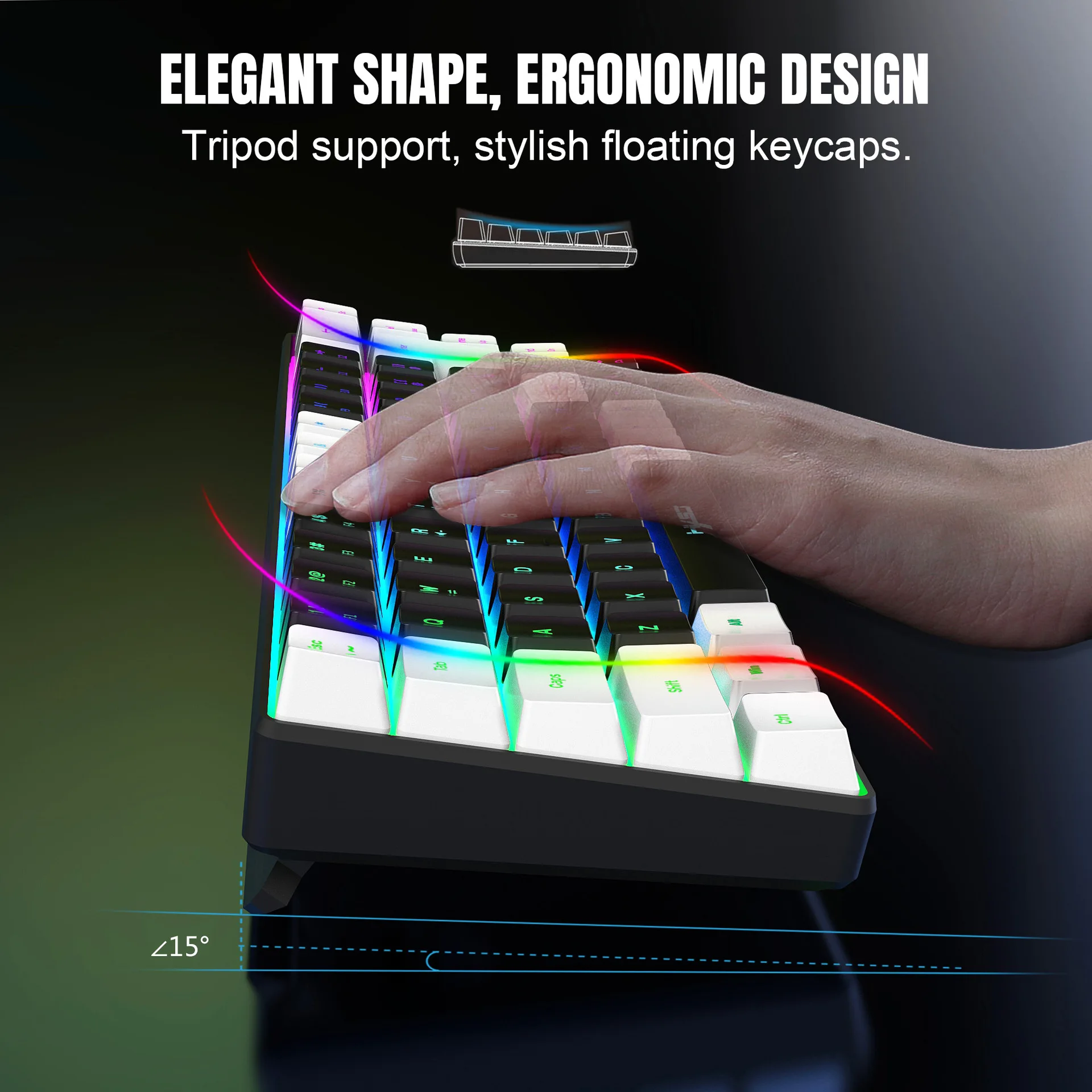 Kit Tastiera e Mouse con Retro - Gaming Keyboard And Mouse Combo recensione e prezzo