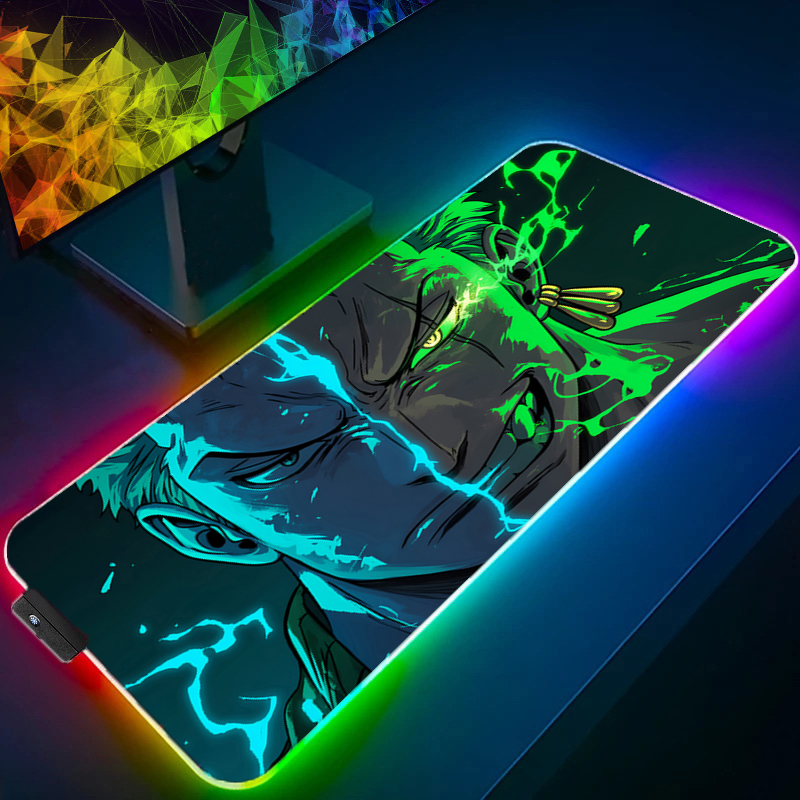 ONE PIECE Zoro Mouse Pad RGB A - Gaming Keyboard Esports recensione e prezzo